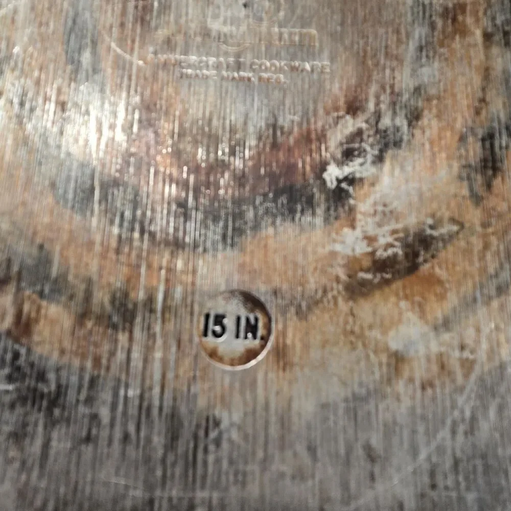 VTG Hammered Club Aluminum Hammercraft Cookware Oval Roaster Dutch Oven 16x10” - Picture 8 of 13